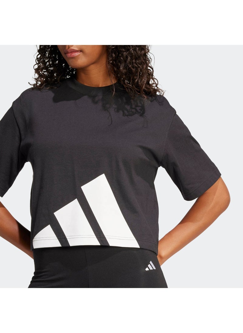 اديداس تيشيرت بوي فريند بشعار كبير أساسي - Image 4